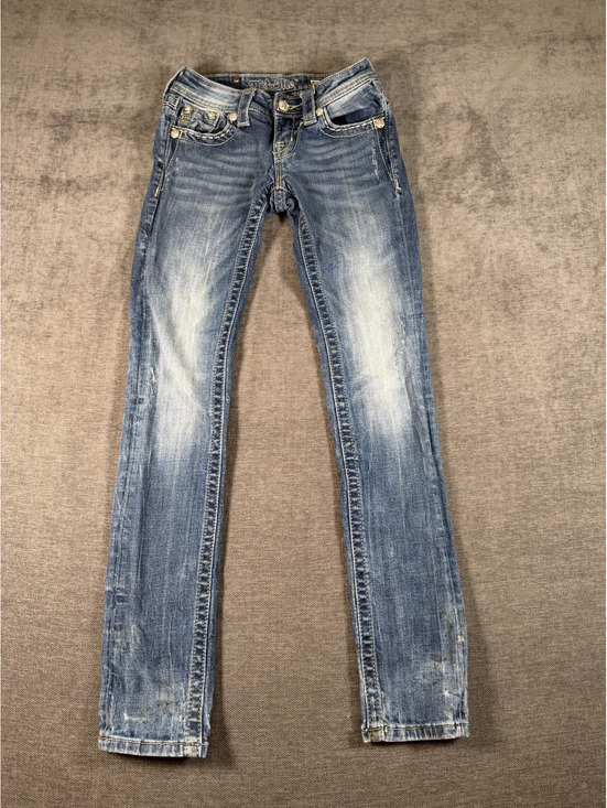 True Religion Denim - True Religion Women's Skinny Jeans with Distressed Detailing, Size 23